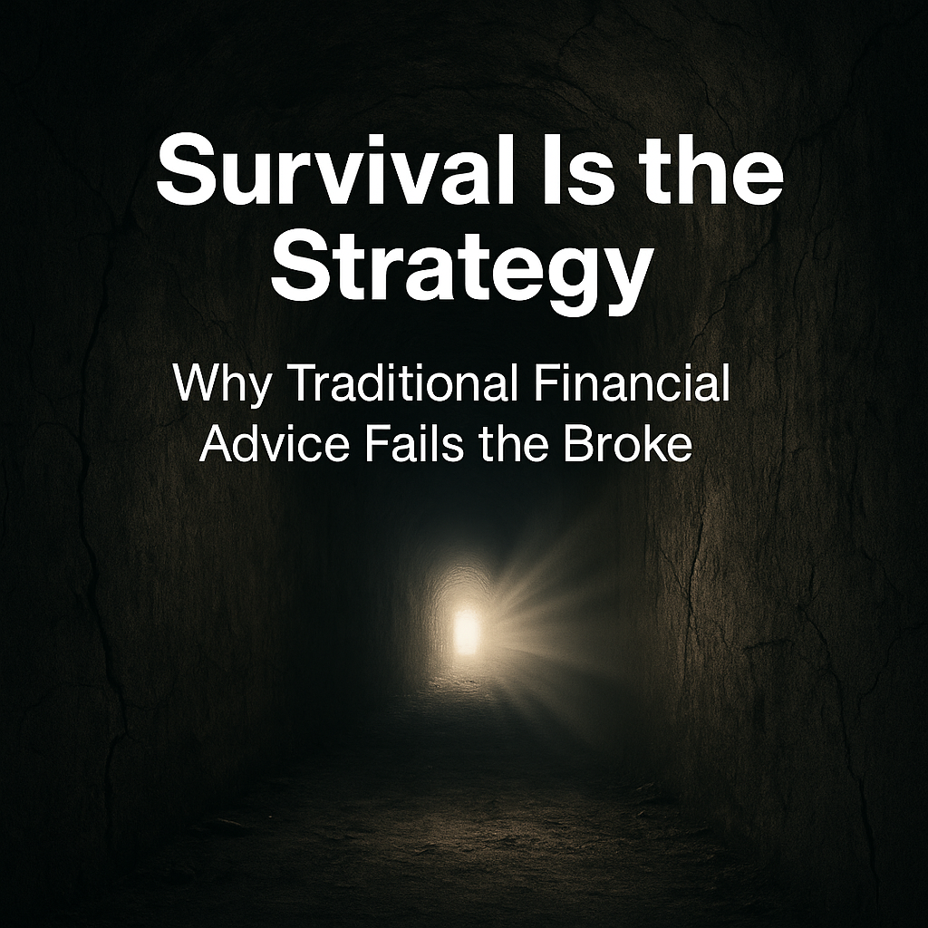 Survival Is the Strategy: Why Traditional Financial Advice Fails the Broke