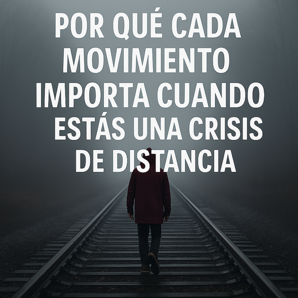 Por Qué Cada Movimiento Importa Cuando Estás a una Crisis de Distancia